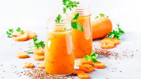 Homemade Refreshing Carrot Smoothie
