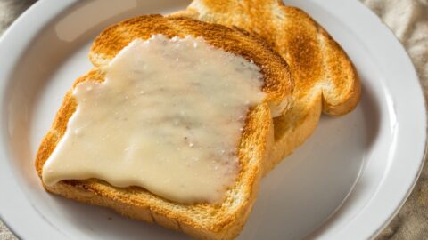 Homemade Toasted Sandwich with Maple Butter