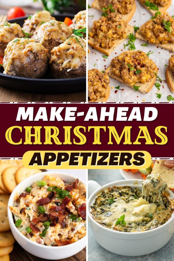 Make-Ahead Christmas Appetizers