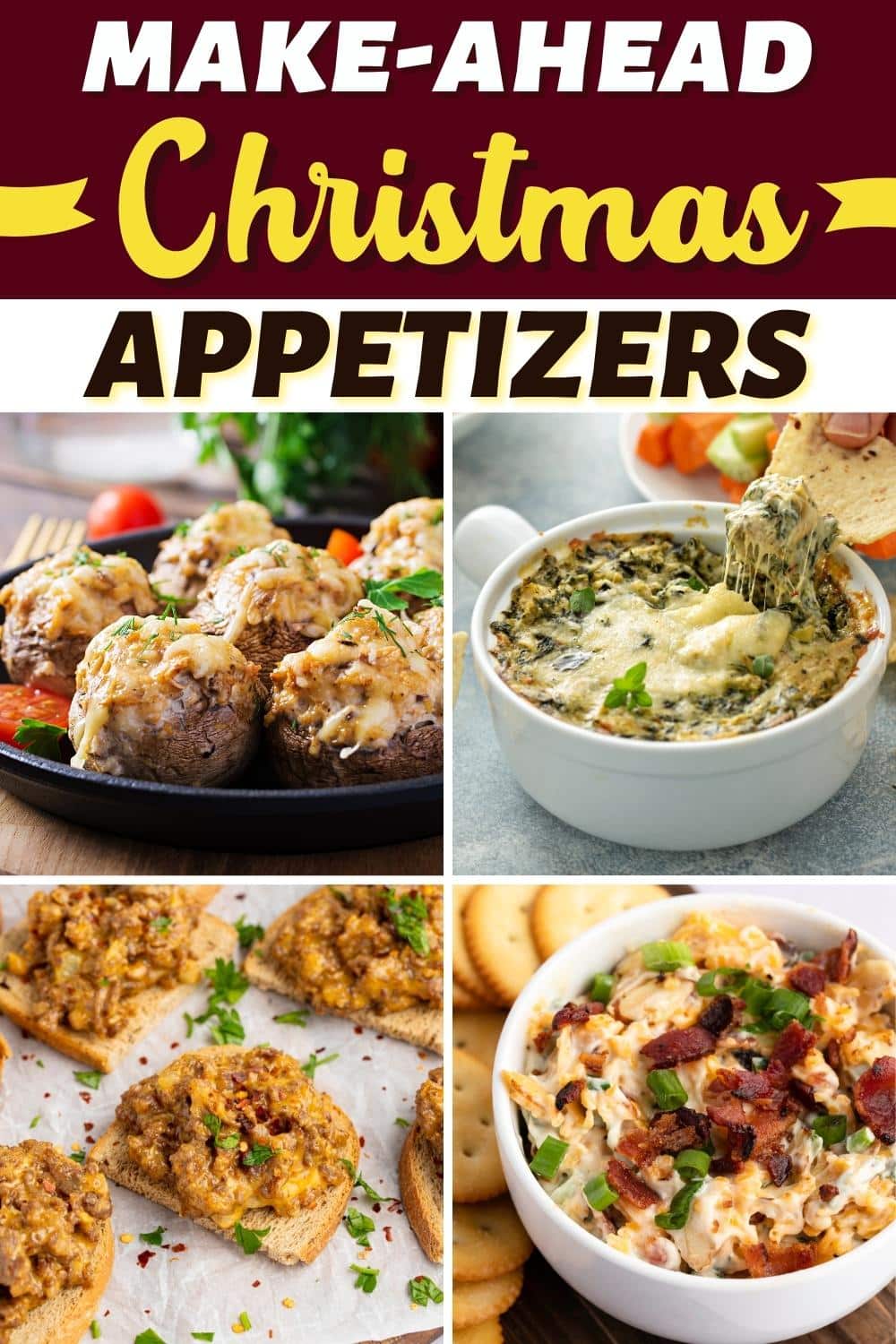 30 Best MakeAhead Christmas Appetizers Insanely Good