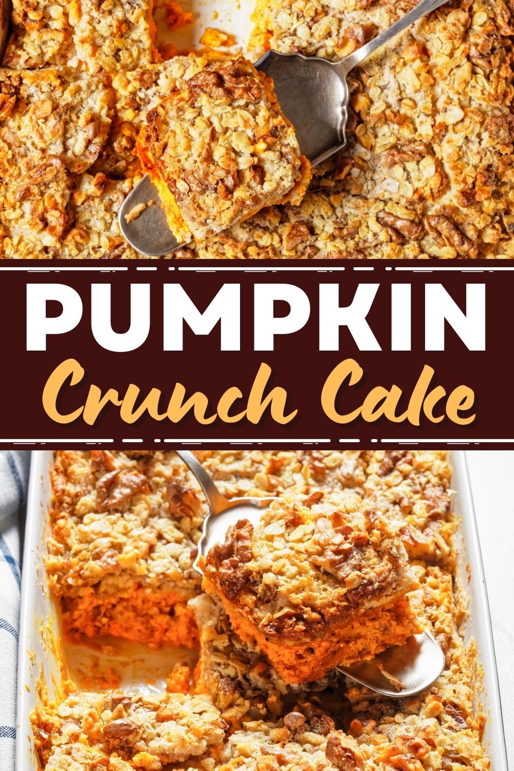 Pumpkin Crunch Cake (Easy Recipe) - Insanely Good