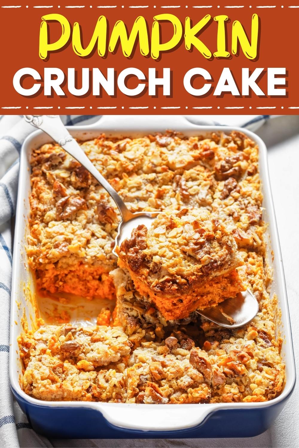 Pumpkin Crunch Cake (Easy Recipe) Insanely Good