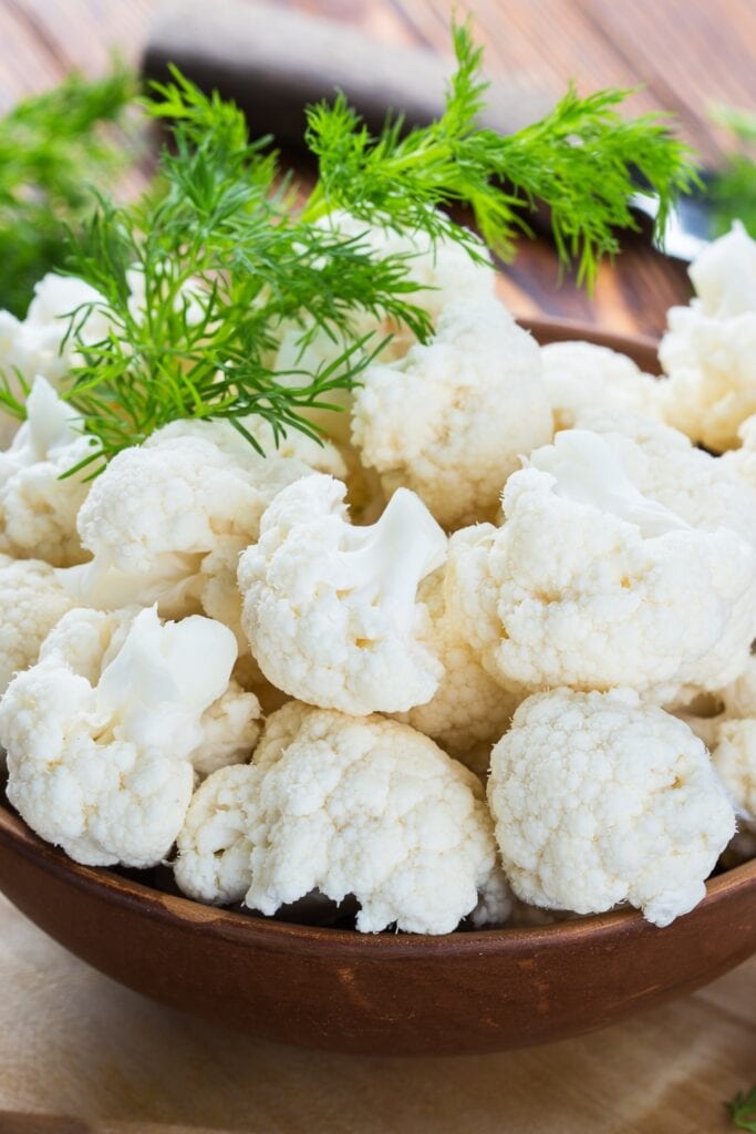 Raw Organic White Cauliflower