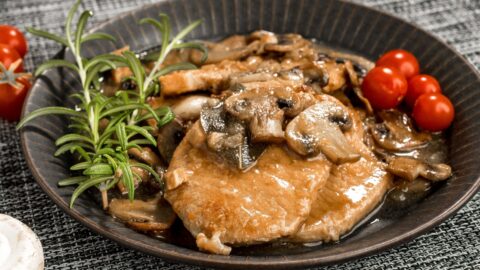 Savory Homemade Pork Chop with Mushroom Gravy