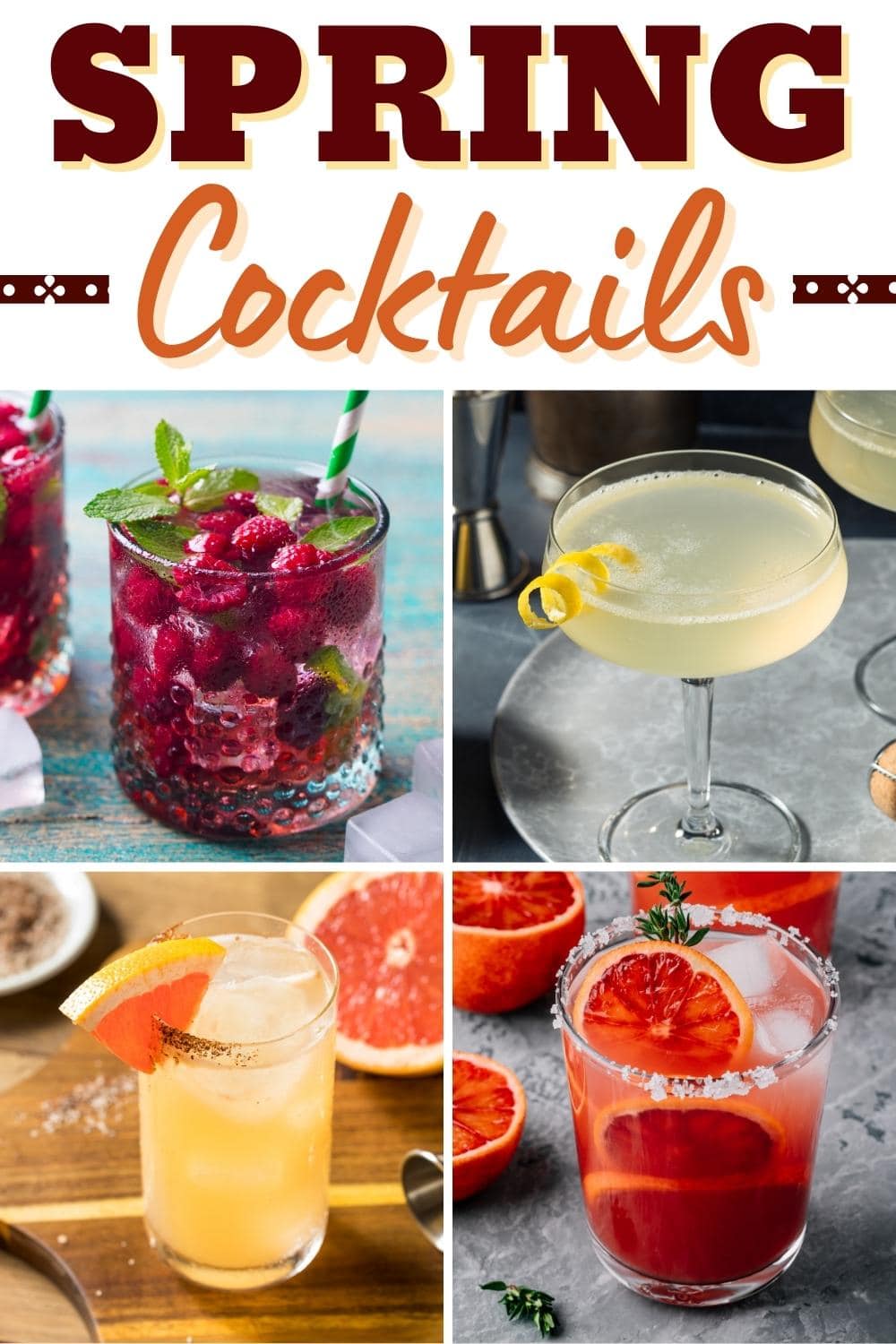 23 Fun Spring Cocktails to Brighten Your Day Insanely Good