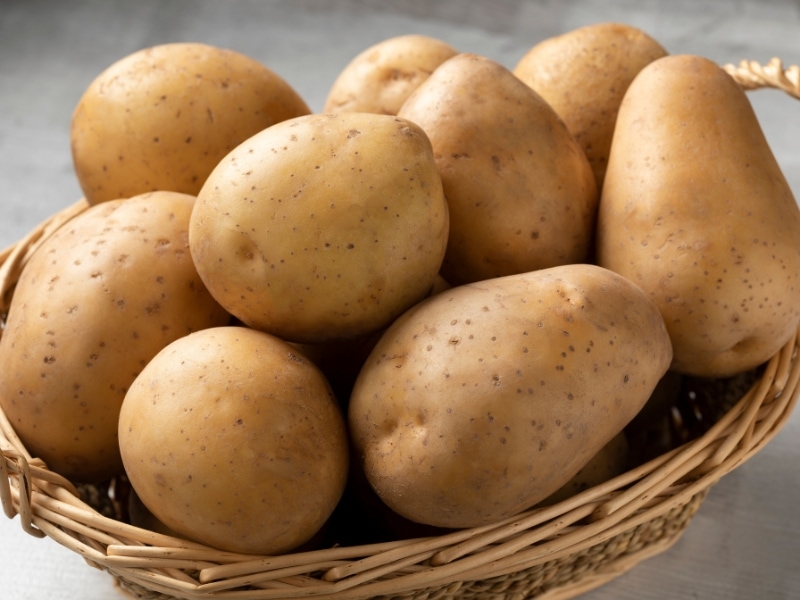 Basketful of Waxy Potatoes