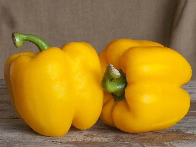 Bright Yellow Peppers