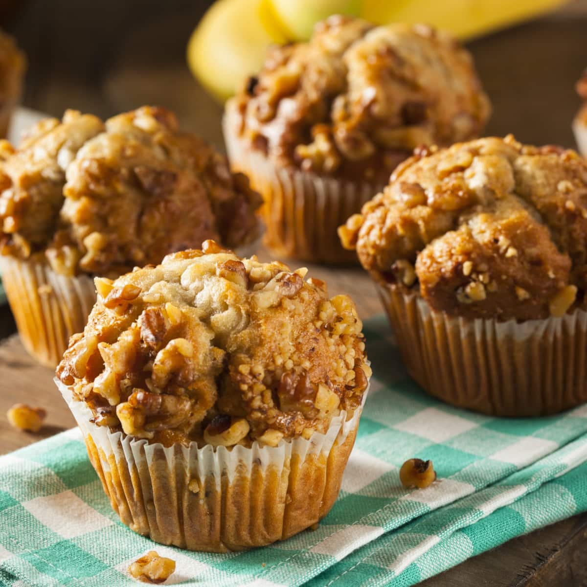 Muffins De Plátano Y Nueces Receta Fácil El Comensal