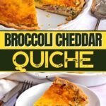 Broccoli Cheddar Quiche