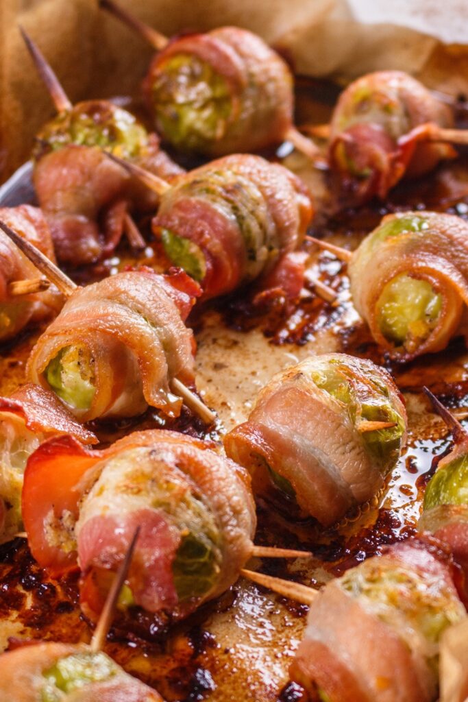 Brussel Sprouts Wrapped with Bacon