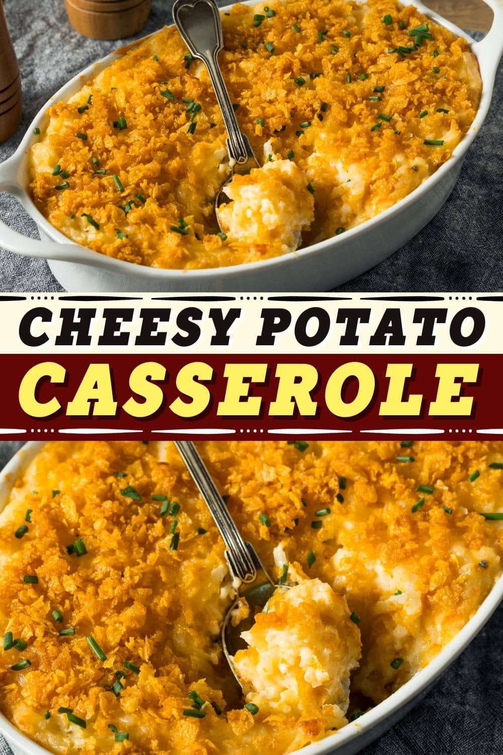 Easy Cheesy Potato Casserole Recipe Insanely Good