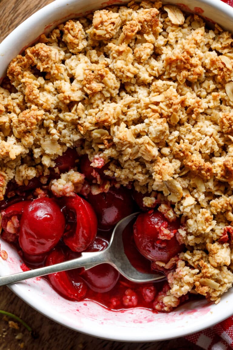 Easy Cherry Crisp Recipe Insanely Good