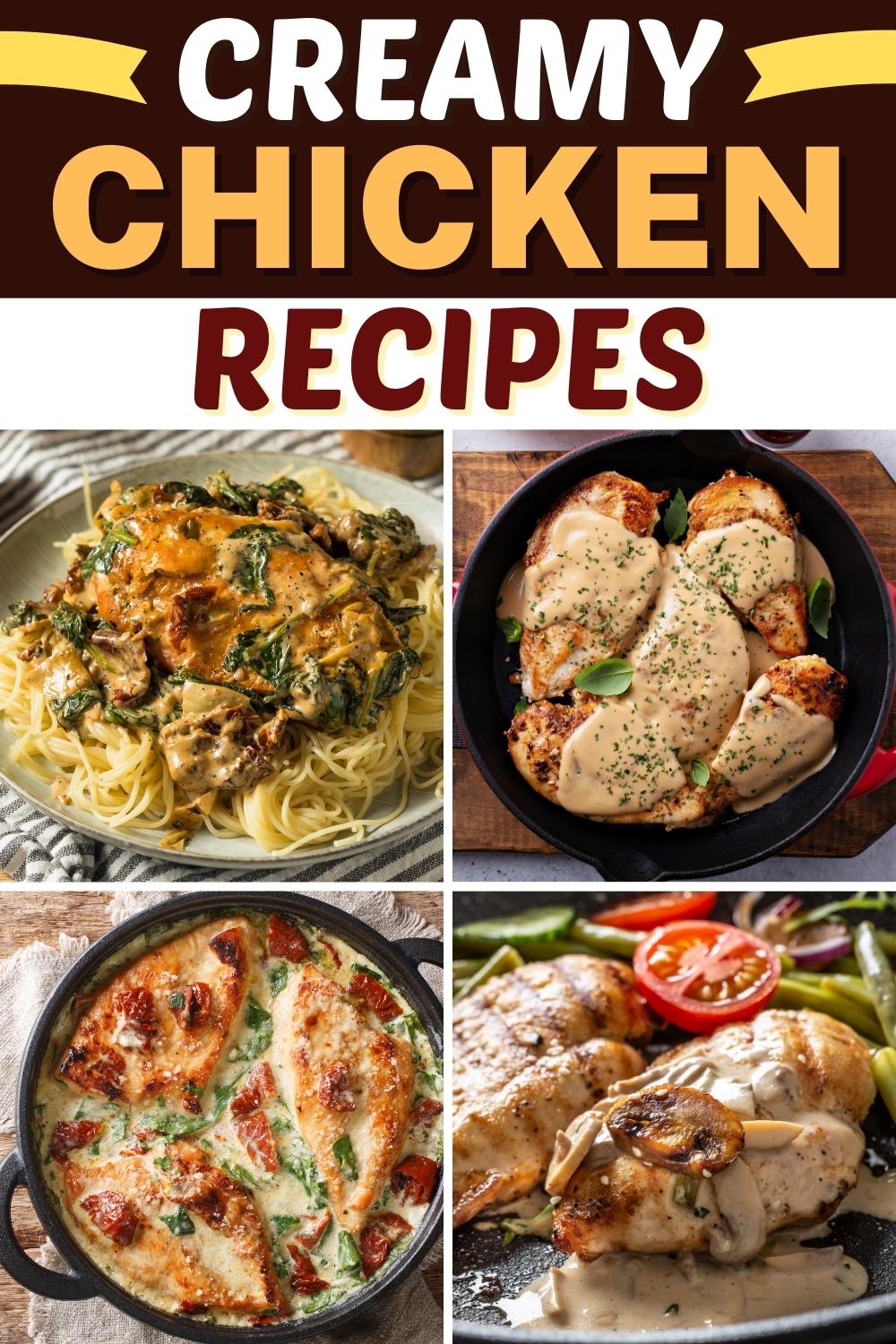 20 Creamy Chicken Recipes (+ Easy Dinner Ideas) - Insanely Good