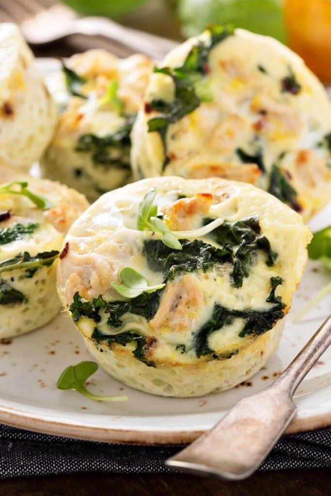Egg White Muffins with Spinach