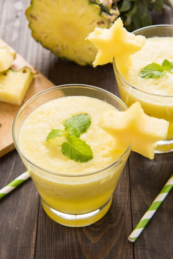 High-Calorie Pineapple Smoothie