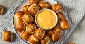 Homemade Small Pretzels with Beer Cheese Dip