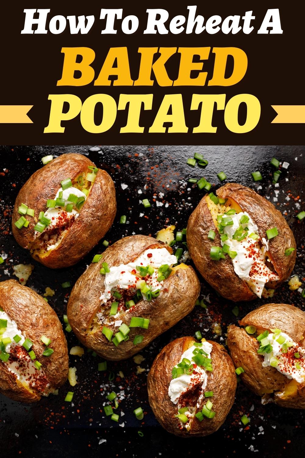 How to Reheat a Baked Potato (5 Methods) - Insanely Good