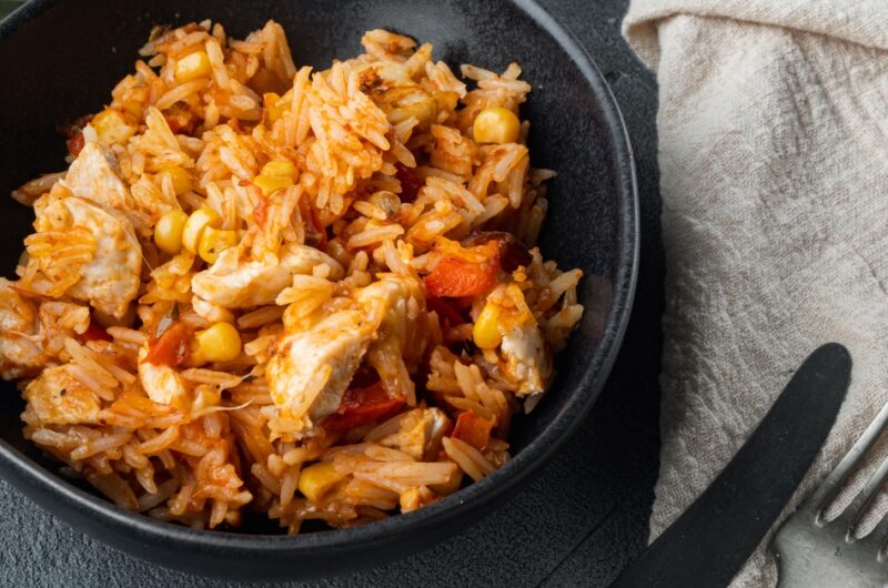 One Pan Mexican Chicken and Rice Recipe