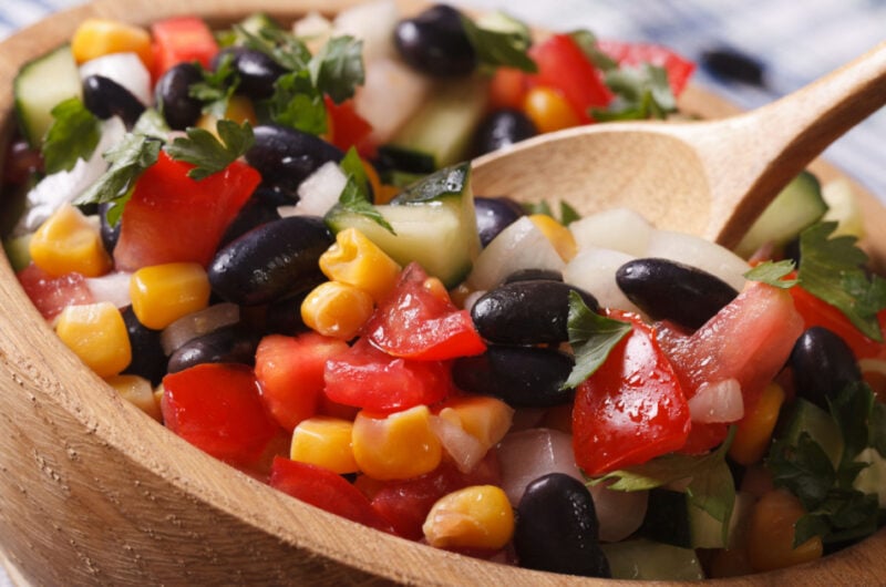 Mexican Bean Salad (Easy Recipe)