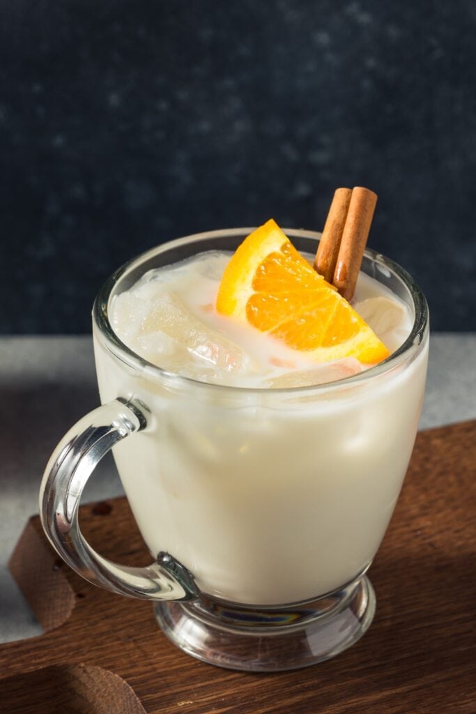 Milk and Honey Cocktail with Benedictine and Cinnamon