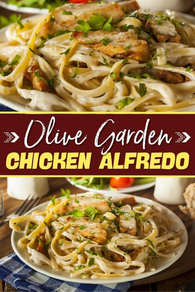 Olive Garden pollo Alfredo