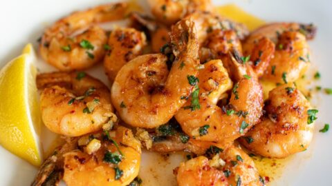 Pan-Roasted Shrimp with Paprika Lemon Butter Sauce - The Original Dish