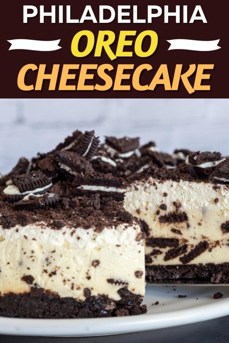 Philadelphia Oreo Cheesecake Recipe - Insanely Good