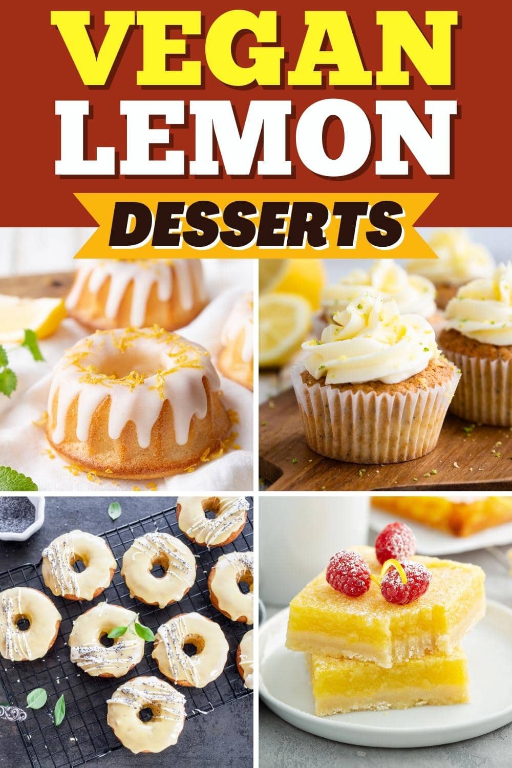 17 Best Vegan Lemon Desserts for Spring - Insanely Good