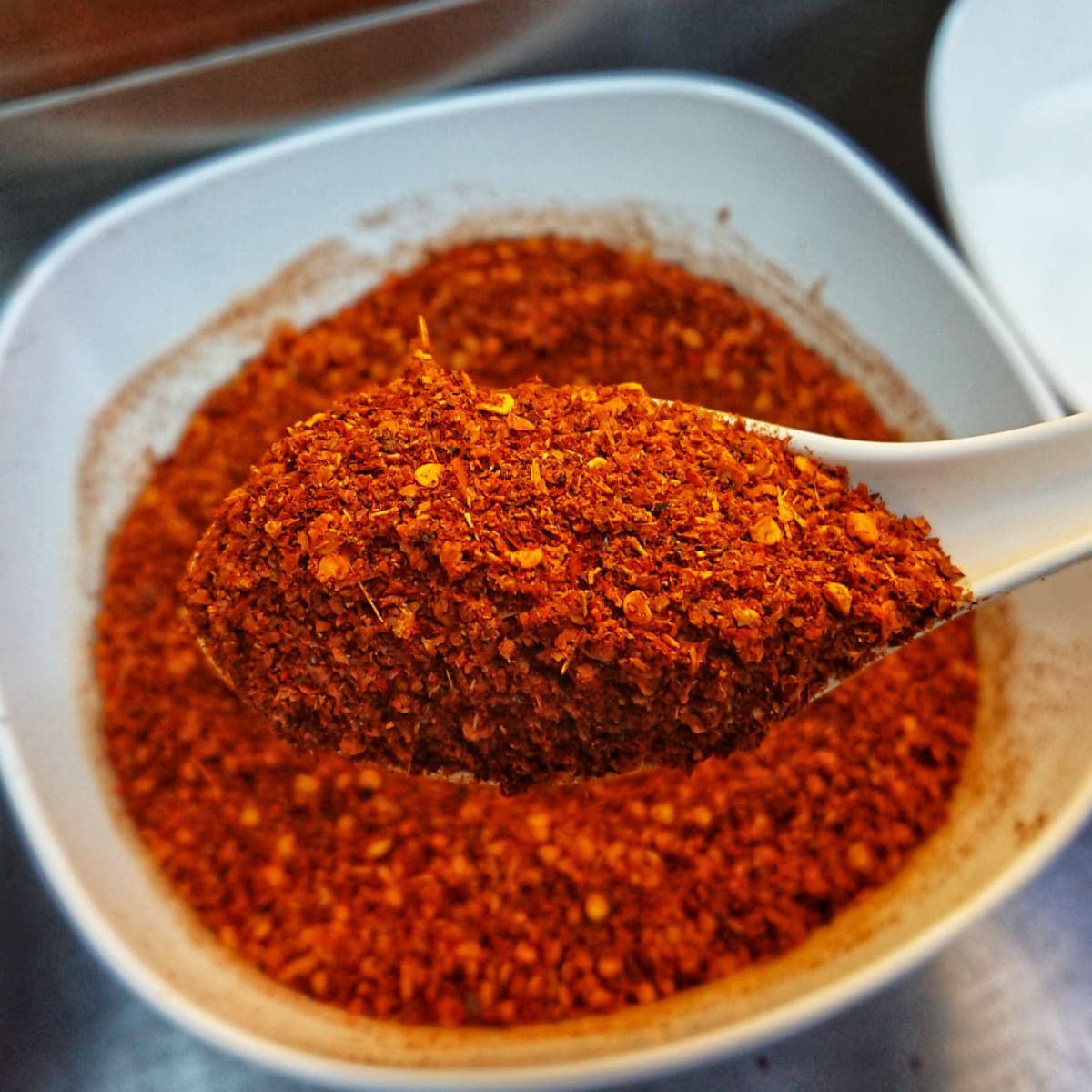 Cajun Spice in a Glass Bowl