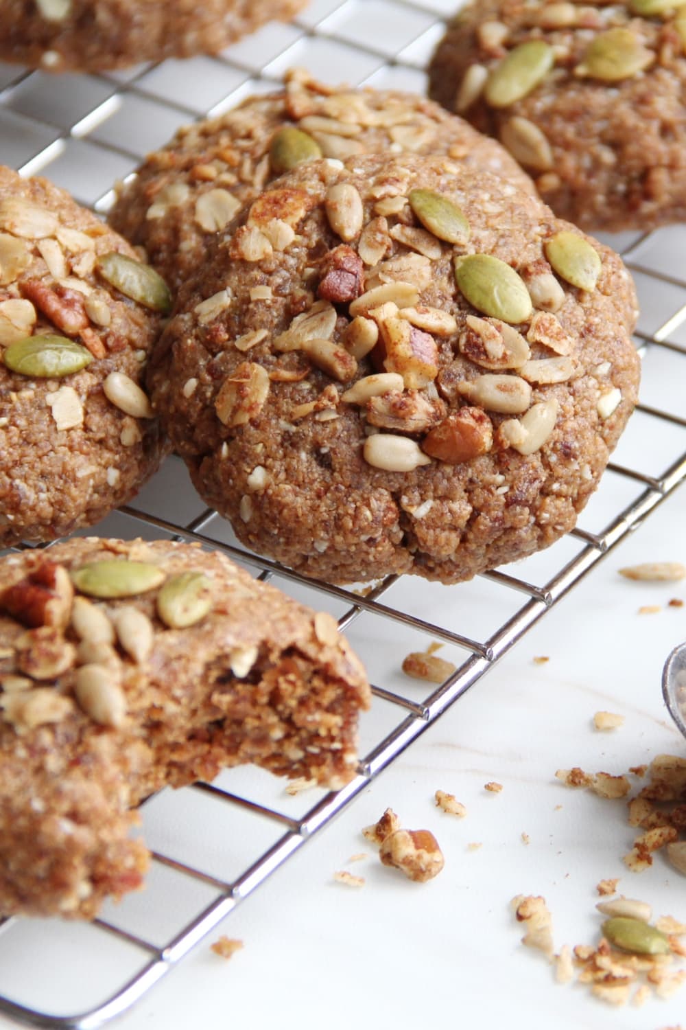 Almond Butter Cookies with Granola