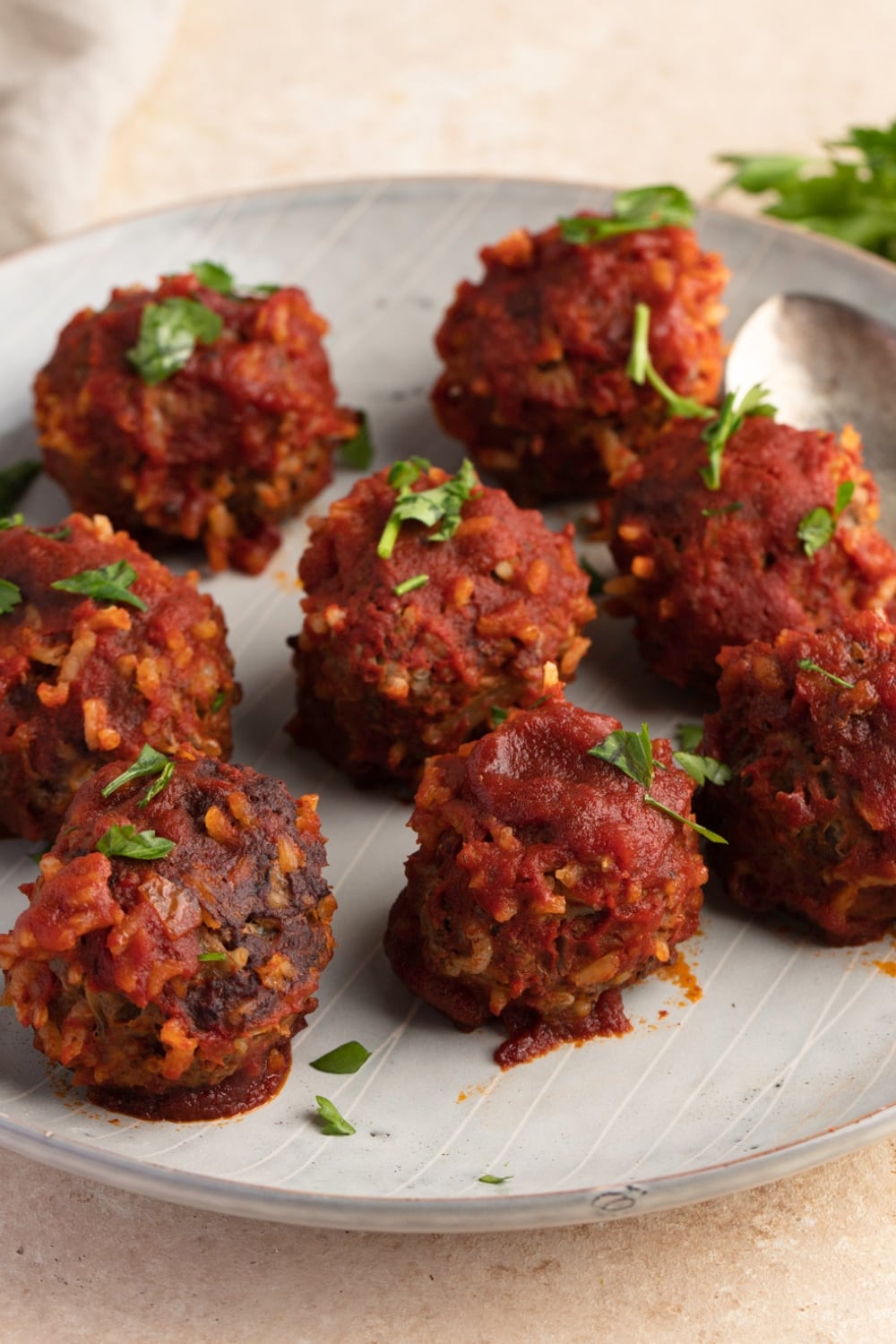 Appetizing Porcupine Meatballs with Herbs