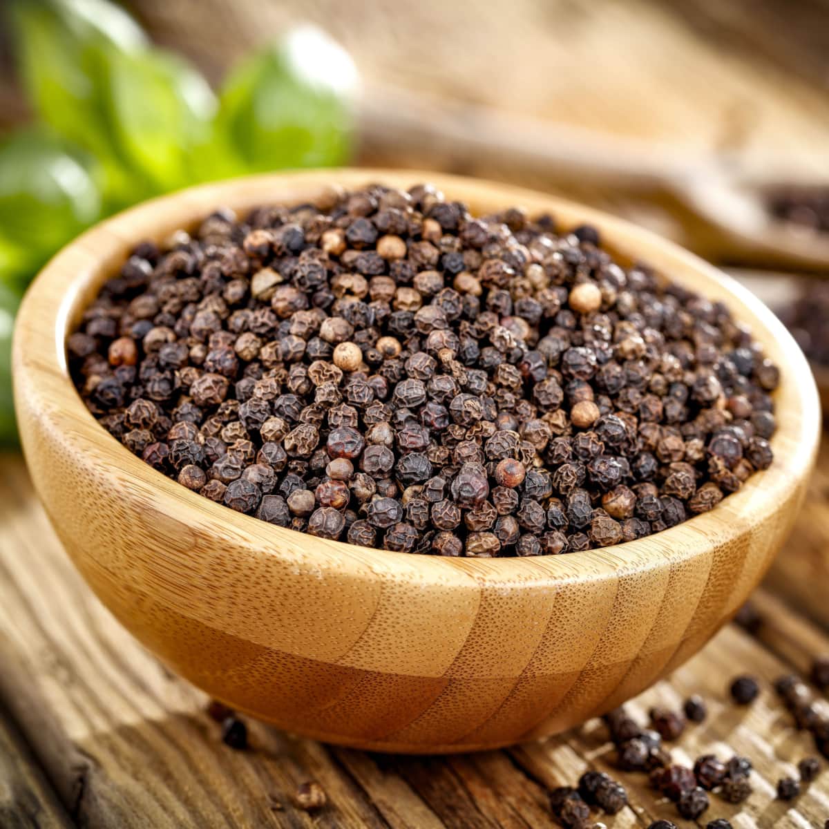 Crushed Red Pepper Flakes in a Glass Bowl