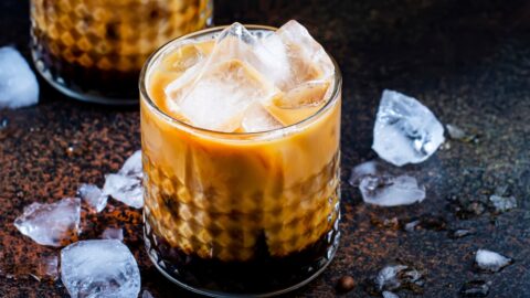 Boozy Espresso White Russian Cocktail