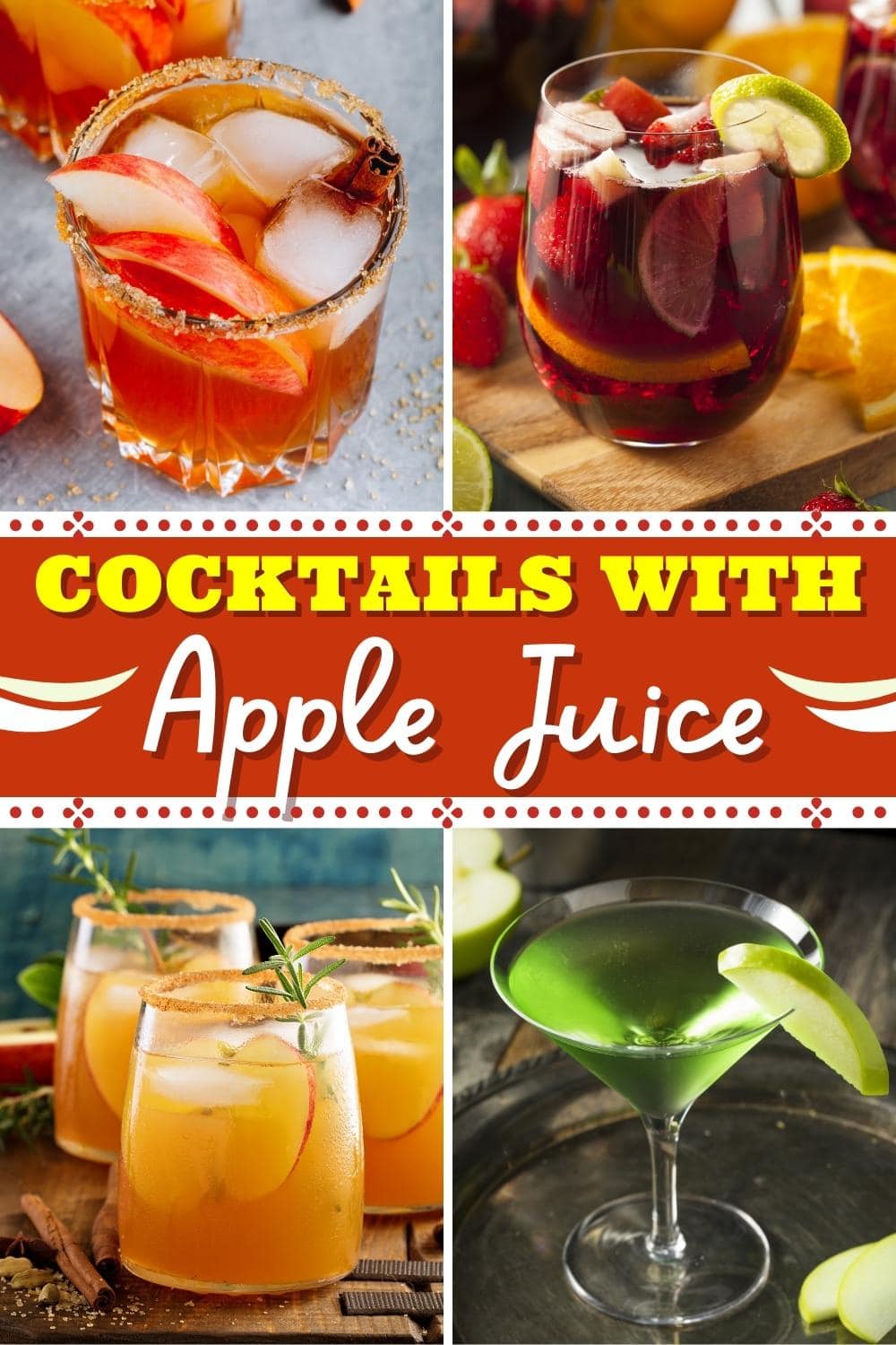 23 Best Cocktails with Apple Juice for Fall Insanely Good