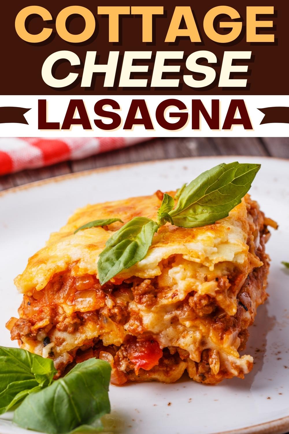 Cottage Cheese Lasagna Easy Recipe Insanely Good