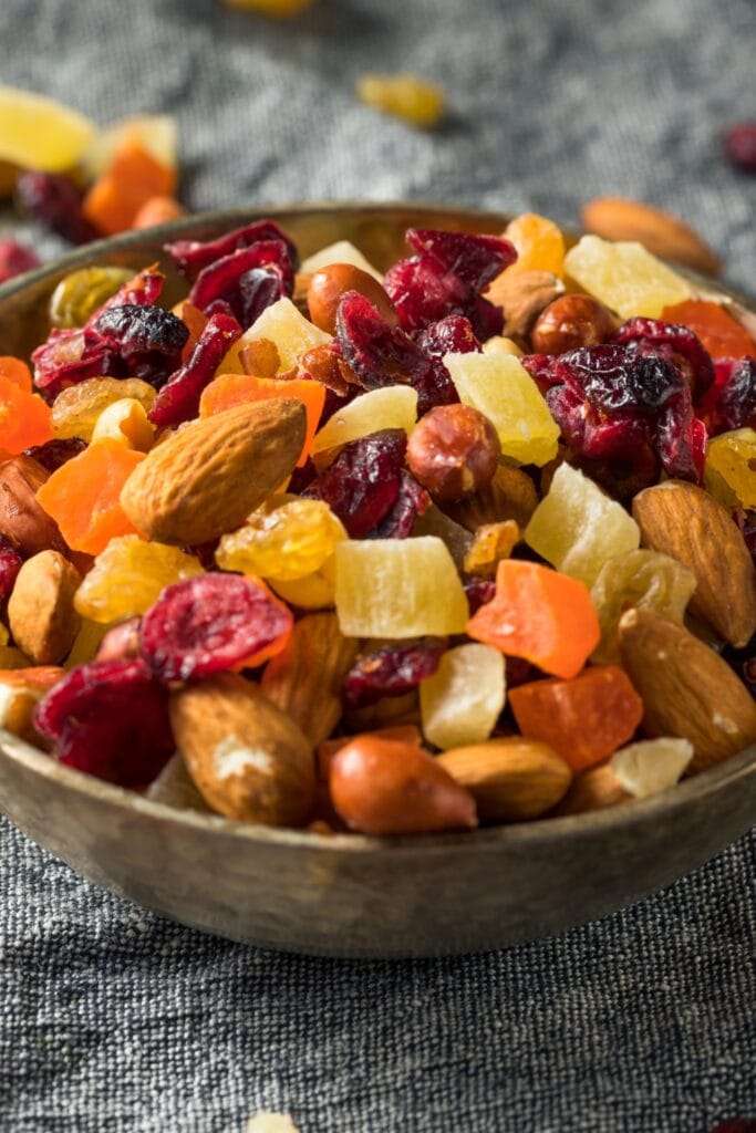 Dried Fruits and Nut Mix with Almonds, Cranberries and Raisins