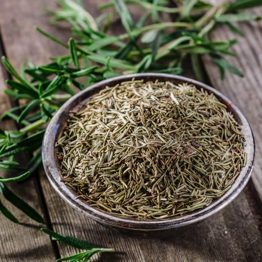 Fresh and Dried Rosemary