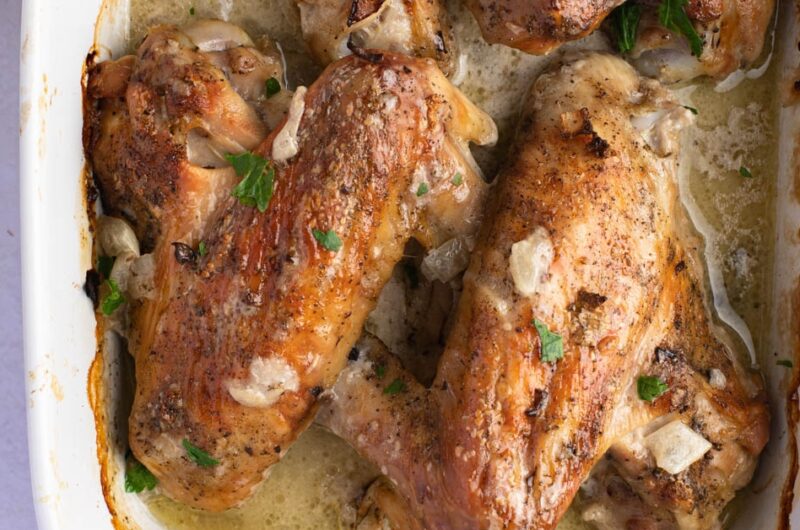 Easy Baked Turkey Wings Recipe