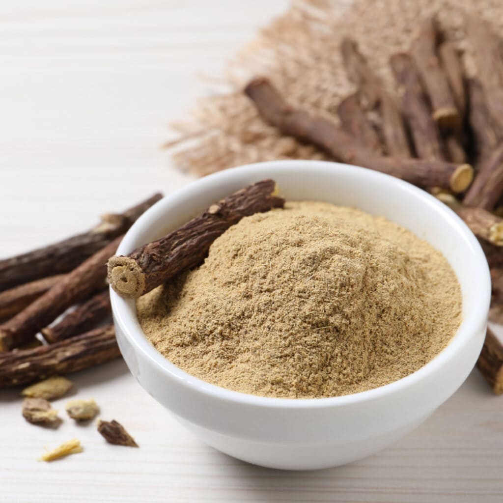 Whole and Powdered Licorice Root