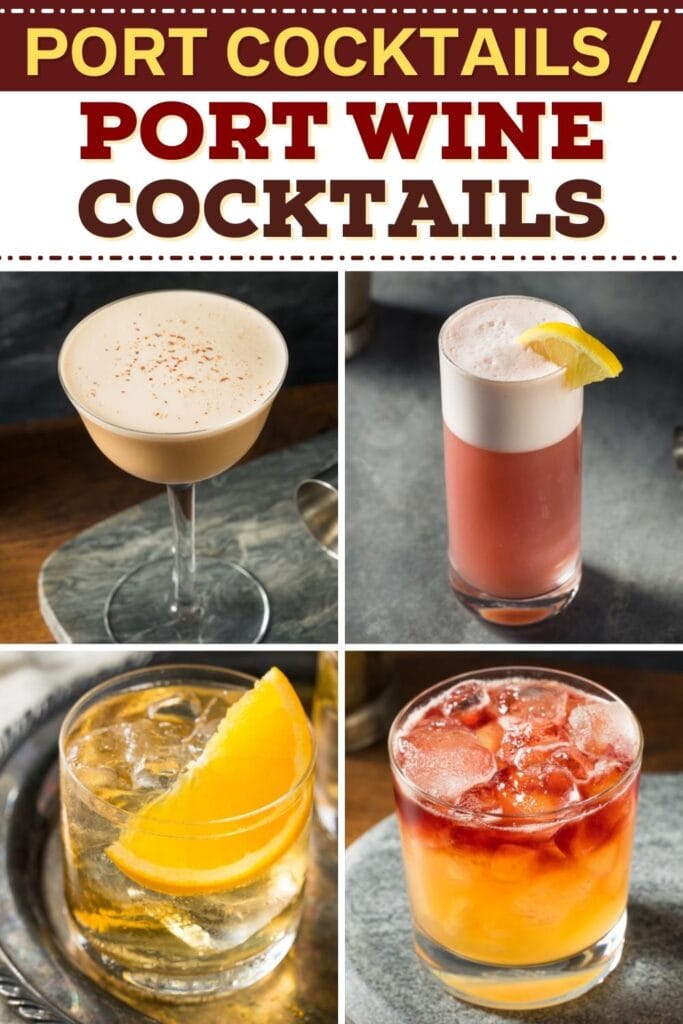 Port Cocktails/Port Wine Cocktails