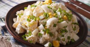 Potato Salad with Spring Onions and Egg