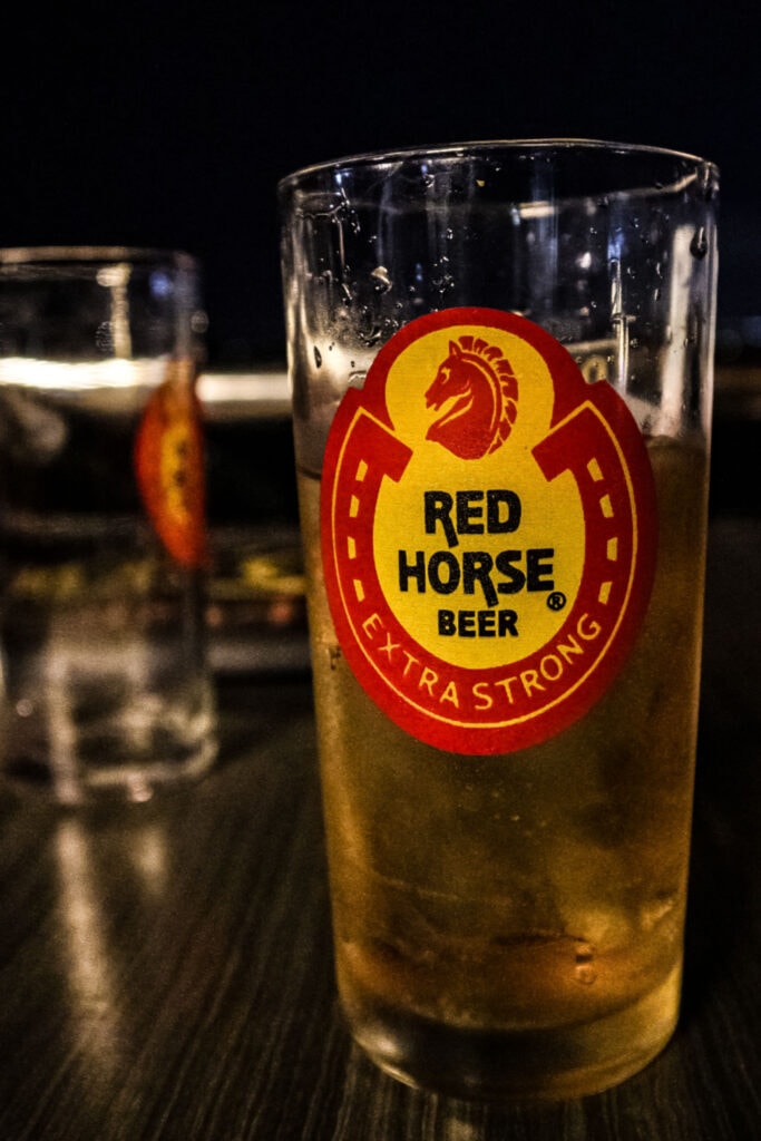 Red horse beer