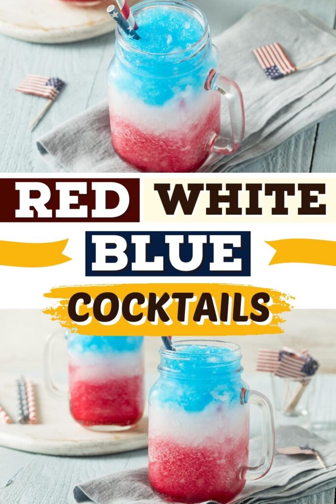Red White and Blue Cocktails