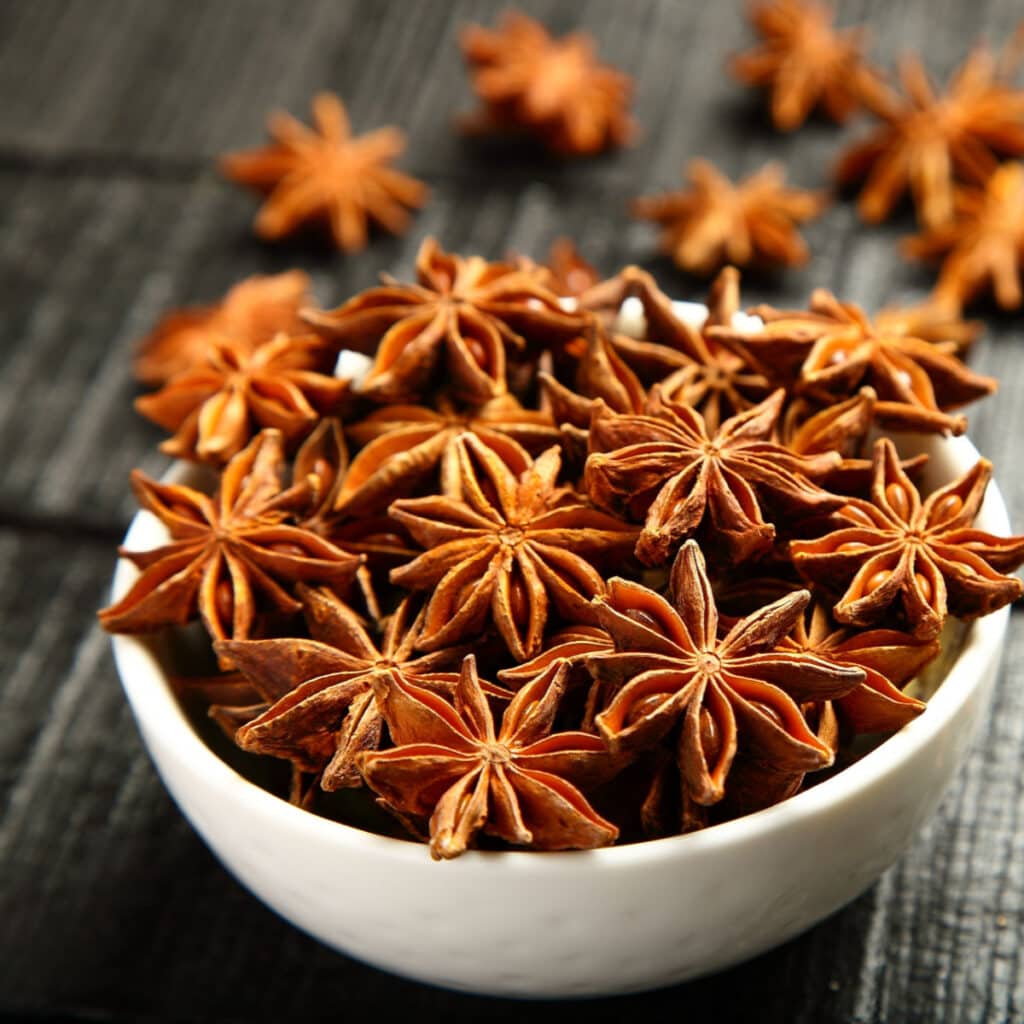 Star Anise on a Small Bowl