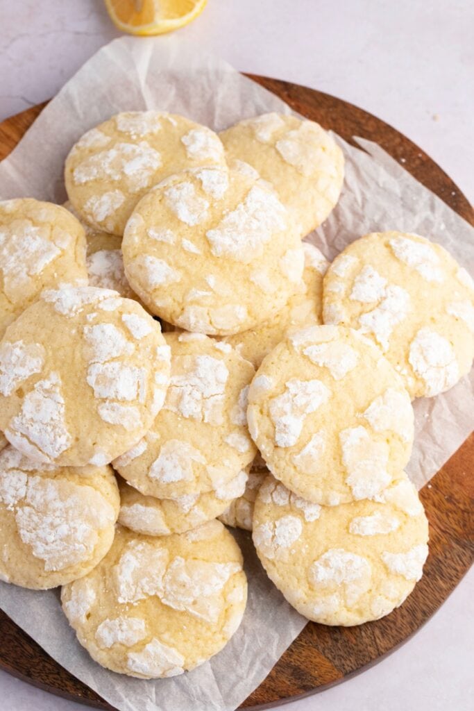 Sweet Homemade Lemon Cookies