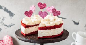 Sweet Homemade Red Velvet Cheesecake