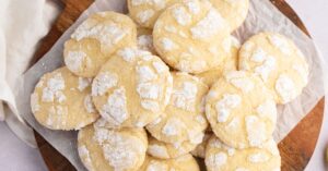 Sweet, Soft and Chewy Lemon Cookies