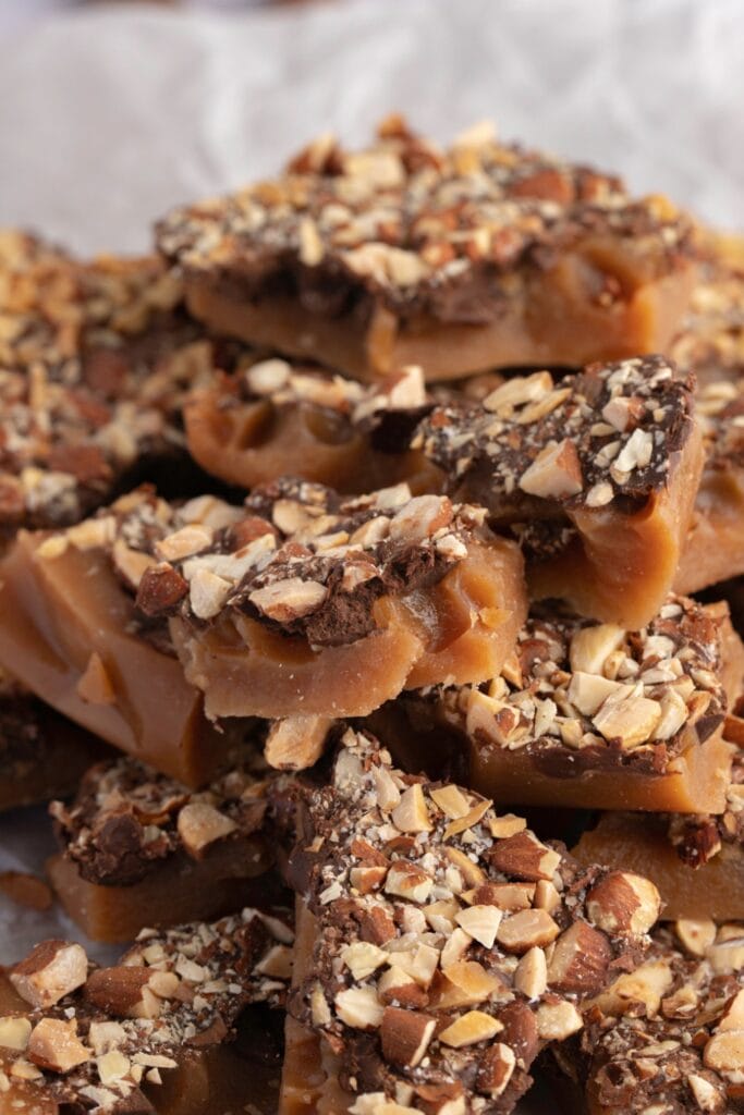 Sweet and Buttery Toffee with Nuts