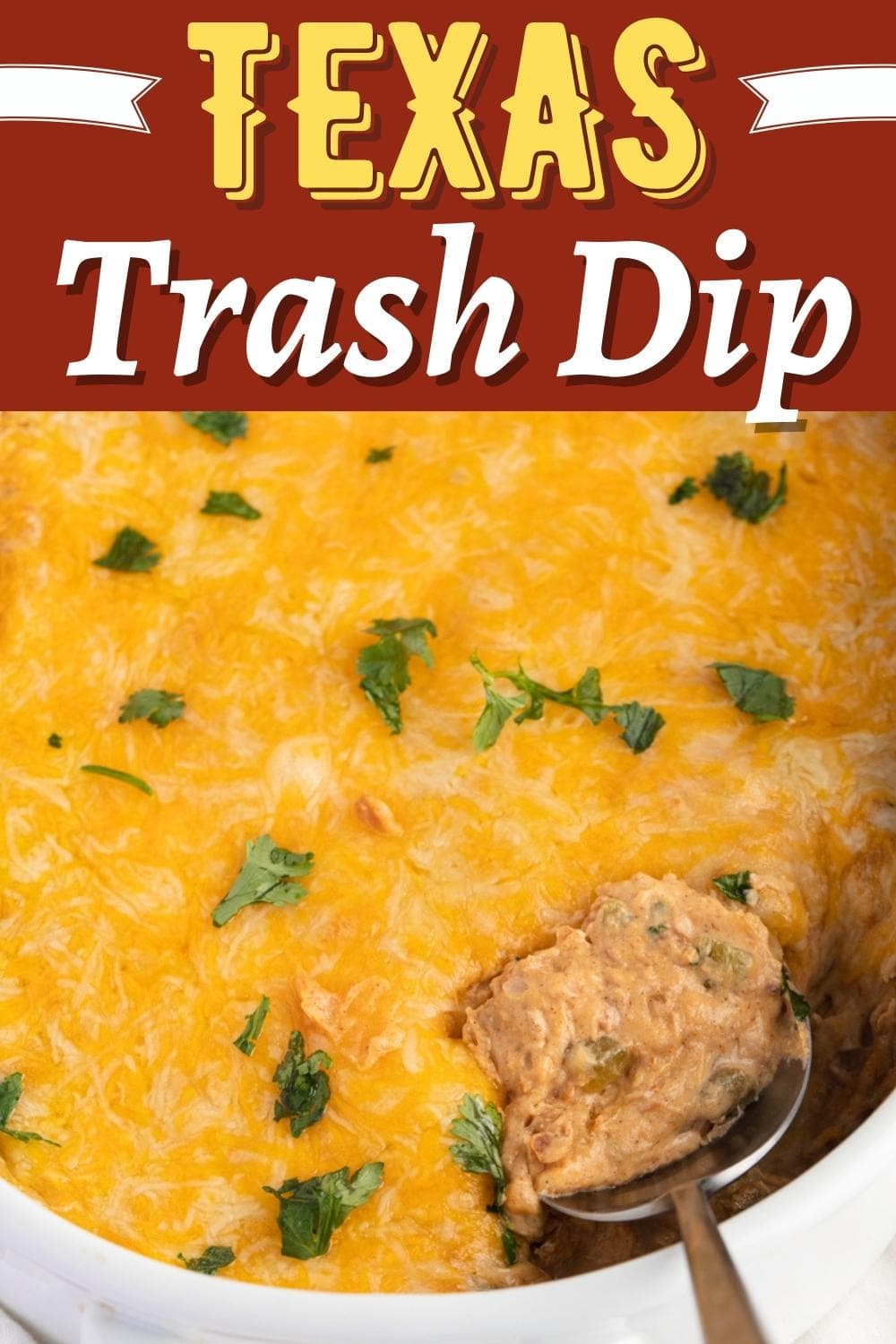 Texas Trash Dip (Easy Mexican Bean Dip) - Insanely Good