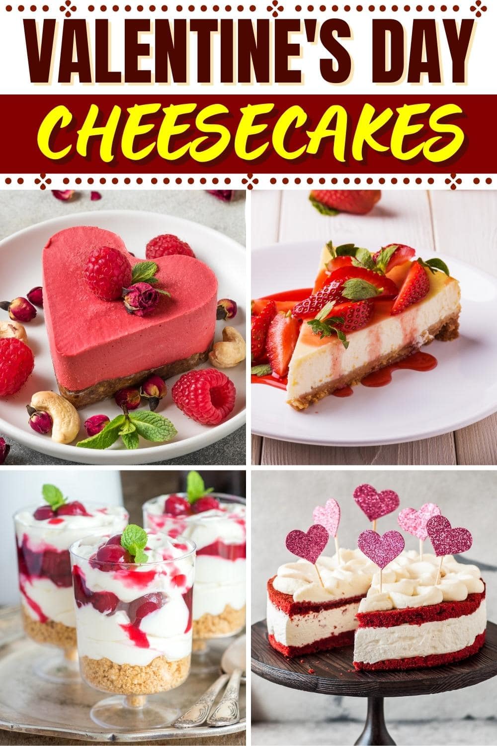 Valentine's Day Cheesecakes